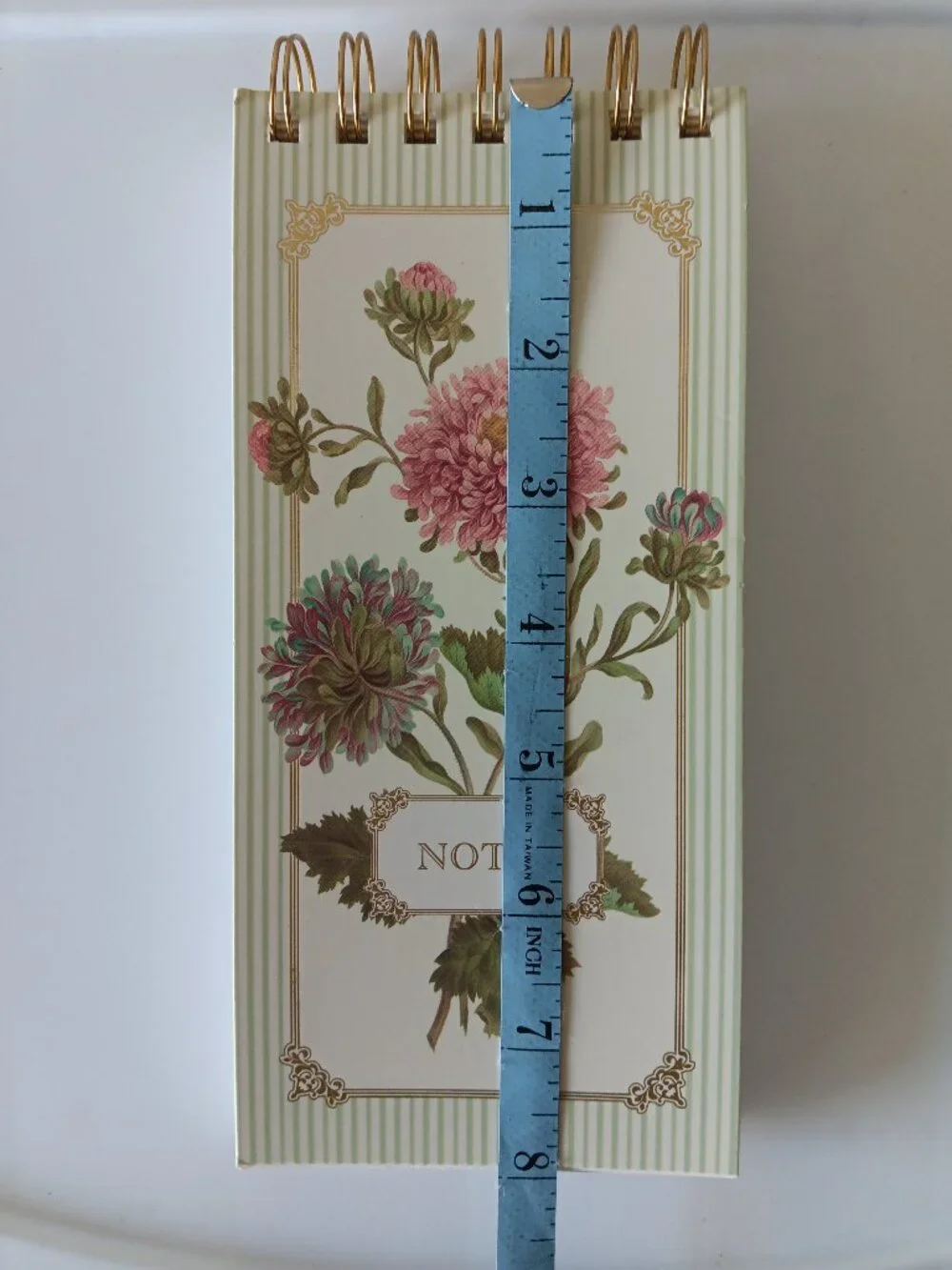 Punch Studio Spiral Bound Notebook 125 Sheets Floral Lined Pages